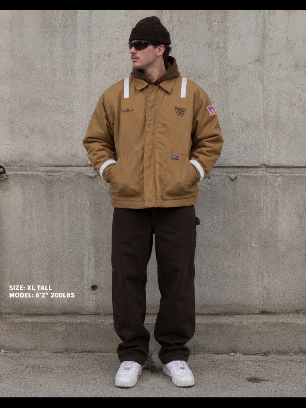 LAPCO FR Jacket in Brown Duck XL